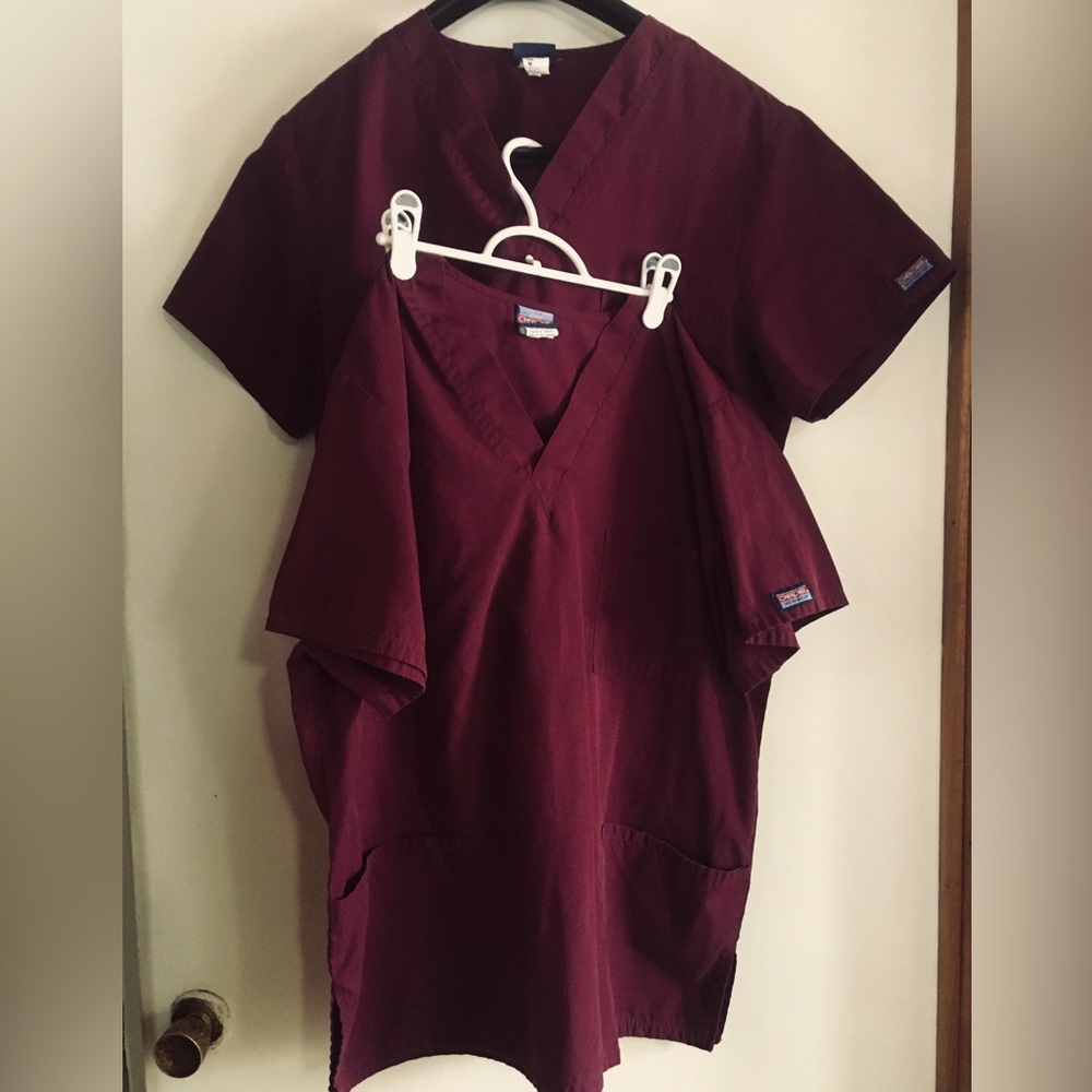 2 Scrub Shirts